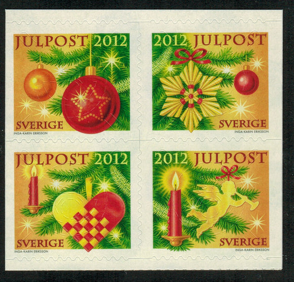 Sweden. 2012 Christmas. MNH
