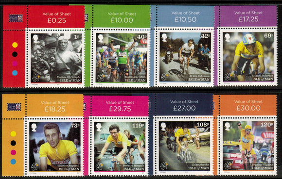 Isle Of Man. 2013 100th Anniversary of Tour de France. MNH