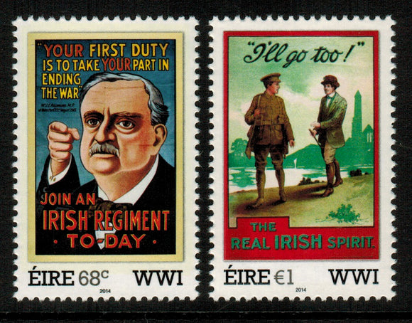 Ireland. 2014 World War I. MNH