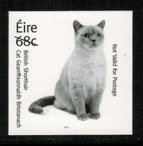 Ireland. 2014 Cats. Black print. MNH