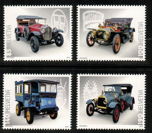 Switzerland. 2015 Swiss cars. MNH