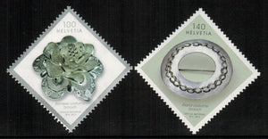 Switzerland. 2015 Folk Dress Brooches. MNH