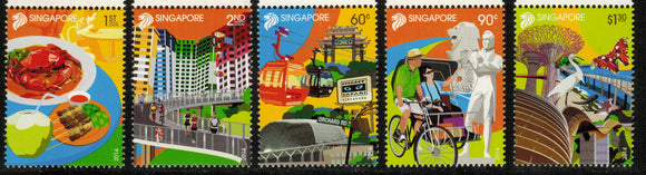 Singapore. 2014 50th Anniversary of Tourism in Singapore. MNH