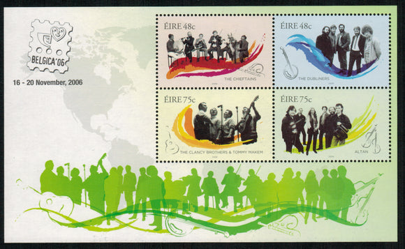 Ireland. 2006 Irish Music. Belgica. MNH