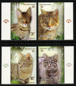 Romania. 2014 Wild Cats. MNH