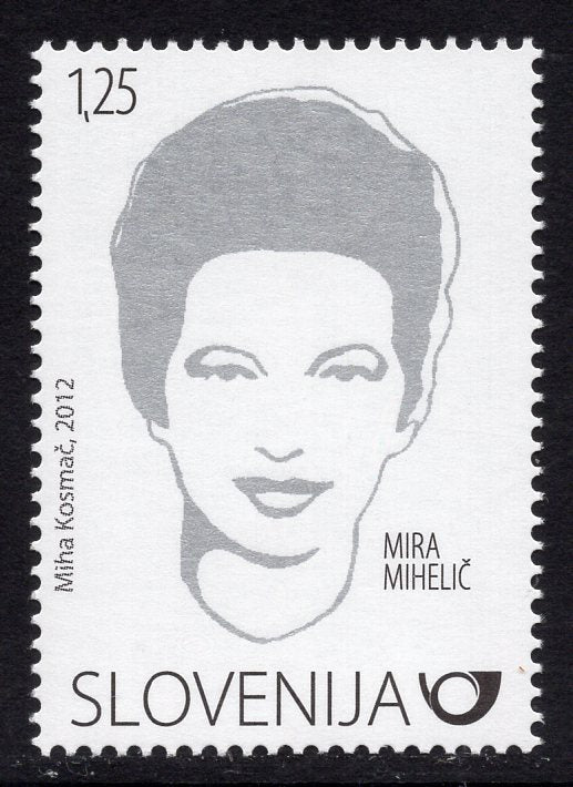 Slovenia. 2012 Mira Mihelic. MNH