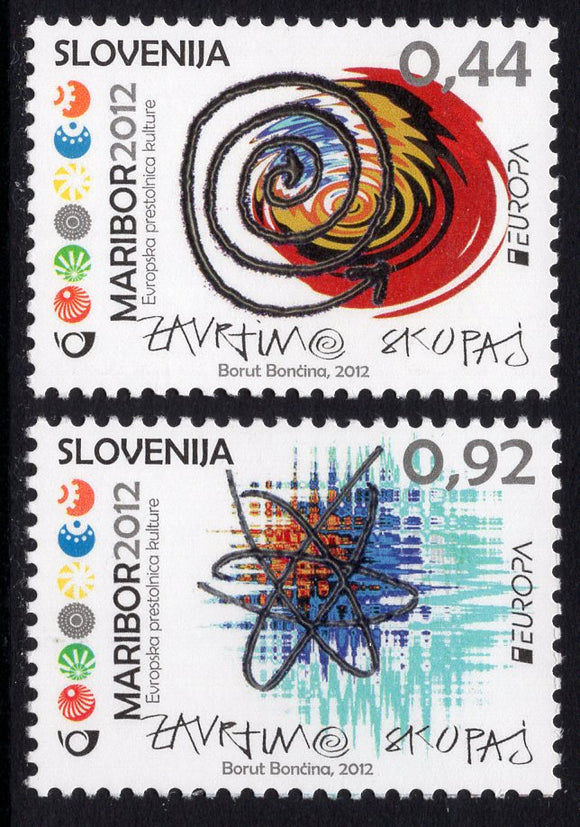 Slovenia. 2012 EUROPA. Visit Maribor. MNH