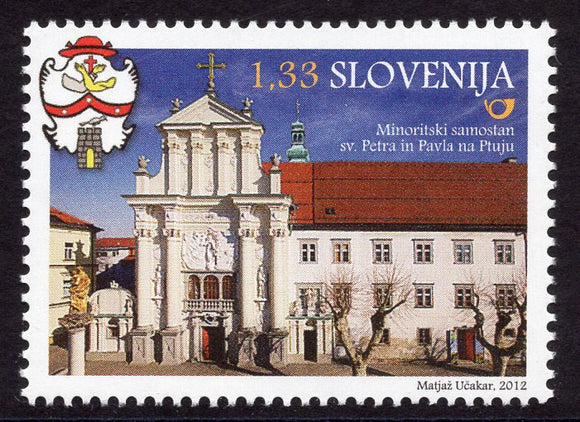 Slovenia. 2012 Medieval Monasteries. Minorite Monastery in Ptuj. MNH