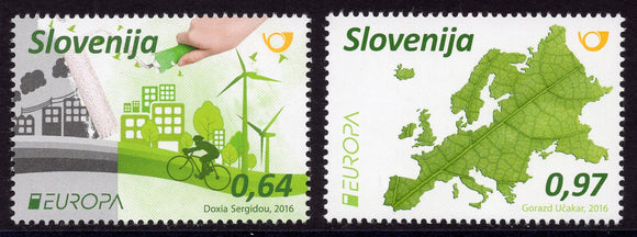 Slovenia. 2016 Europa. Think Green. MNH