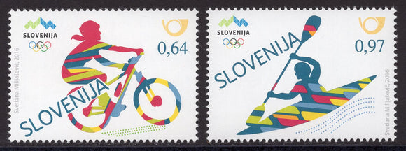 Slovenia. 2016 Olympic Games. Rio de Janeiro. MNH