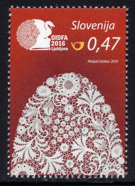 Slovenia. 2016 17th World Lace Congress. MNH