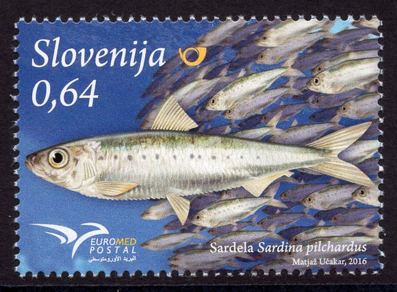 Slovenia. 2016 EUROMED. Fishes in the Mediterranean Sea. MNH