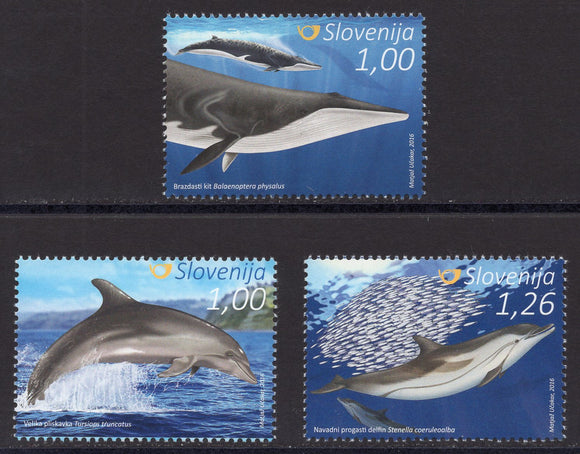 Slovenia. 2016 Dolphins & Whales. MNH