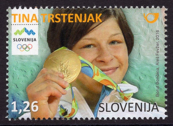Slovenia. 2016 Tina Trstenjak - Olympic Champion. Judo. MNH