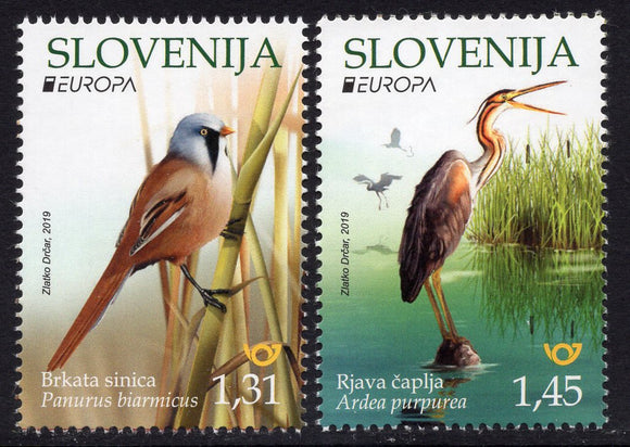 Slovenia. 2019 Europa. National Birds. MNH