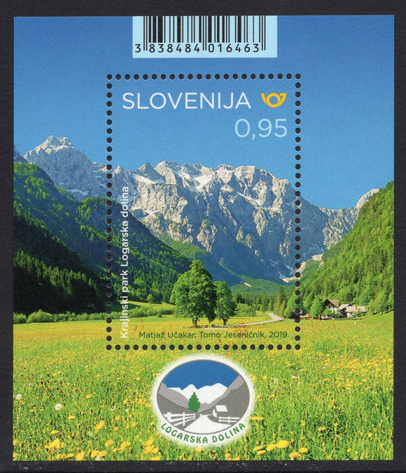 Slovenia. 2019 Logar Valley Nature Park. MNH
