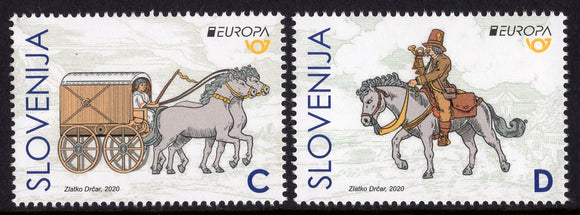 Slovenia. 2020 EUROPA. Ancient Postal Routes. MNH