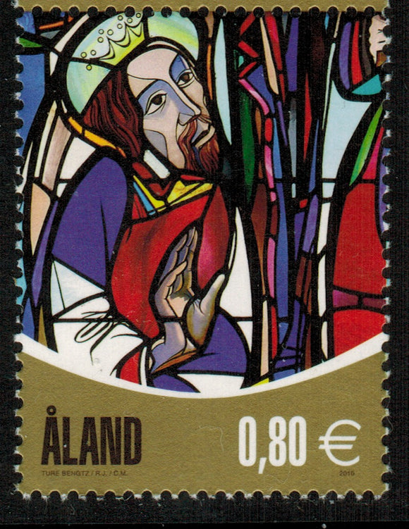 Aland. 2010 Church window. MNH