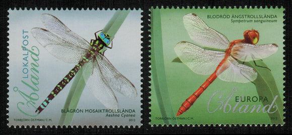 Aland. 2012 Dragonflies. MNH