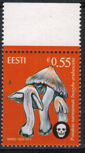Estonia. 2014 Mushrooms. The deadly fibrecap. MNH