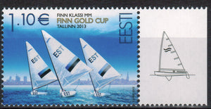 Estonia. 2013 World Championships of Finn Class sailing. MNH