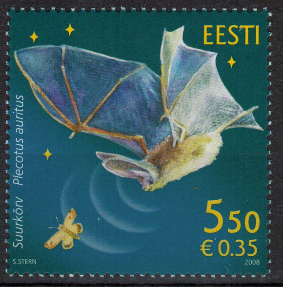 Estonia. 2008 Estonian Fauna. Bat. MNH