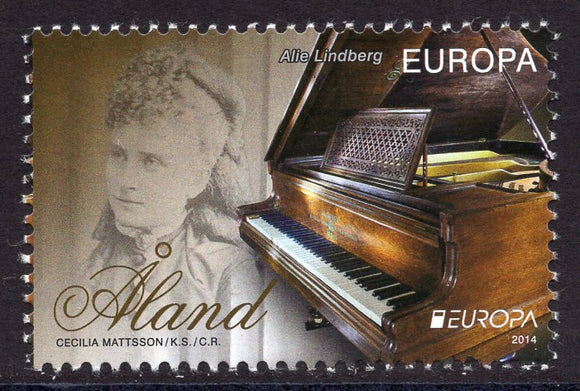 Aland. 2014 Europa. Music instruments. MNH